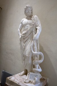2nd Century Statue of Asclepius. Photo by Zde. Wikimedia Commons CC BY-SA 4.0